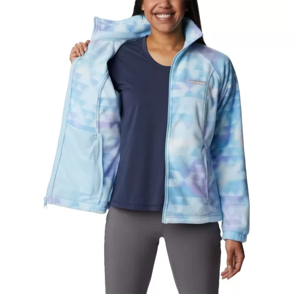 imageColumbia Womens Benton Springs Printed Full ZipSpring BlueDistant Peaks
