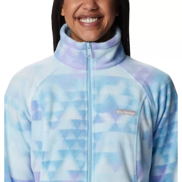 imageColumbia Womens Benton Springs Printed Full ZipSpring BlueDistant Peaks