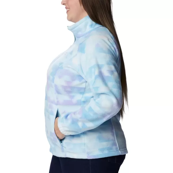 imageColumbia Womens Benton Springs Printed Full ZipSpring BlueDistant Peaks