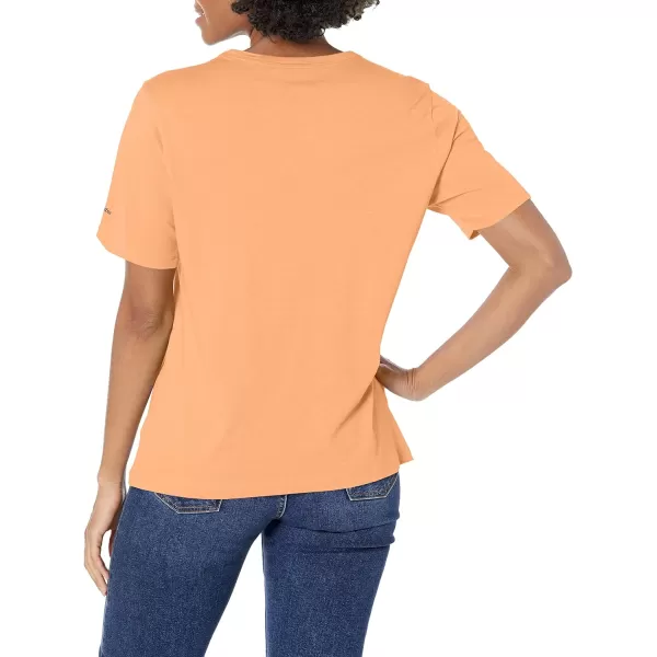 imageColumbia Womens Bluebird Day Relaxed Crew NeckPeach HeatherCsc Stacked Lakeside Grx