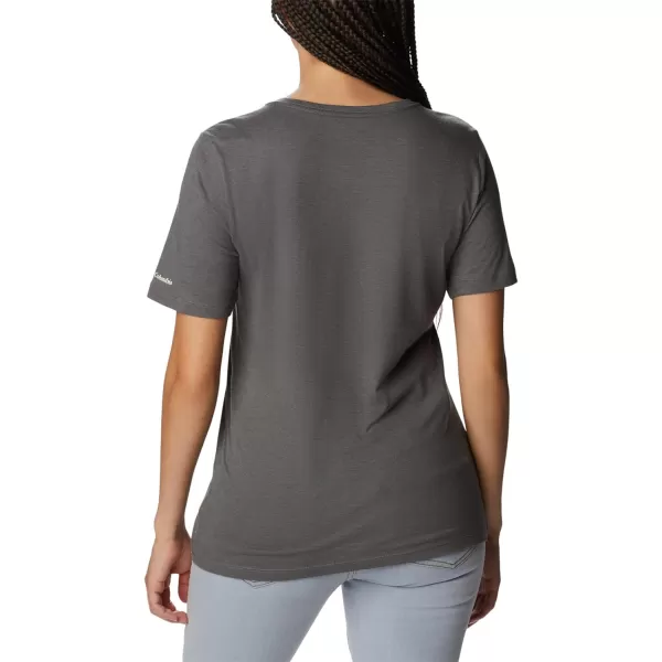 imageColumbia Womens Bluebird Day Relaxed V NeckCharcoal HeatherBe Outdoors