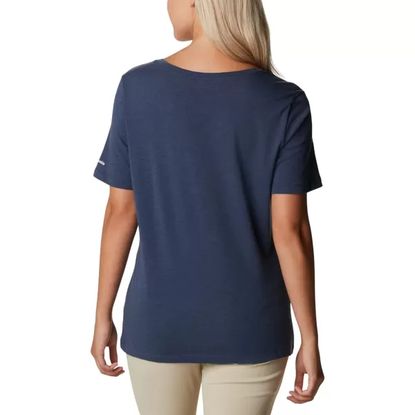 imageColumbia Womens Bluebird Day Relaxed V NeckNocturnal HeatherBe Outdoors