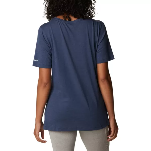imageColumbia Womens Bluebird Day Relaxed V NeckNocturnal HeatherLakeshore Flora