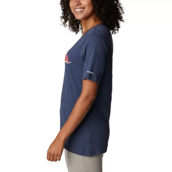imageColumbia Womens Bluebird Day Relaxed V NeckNocturnal HeatherLakeshore Flora