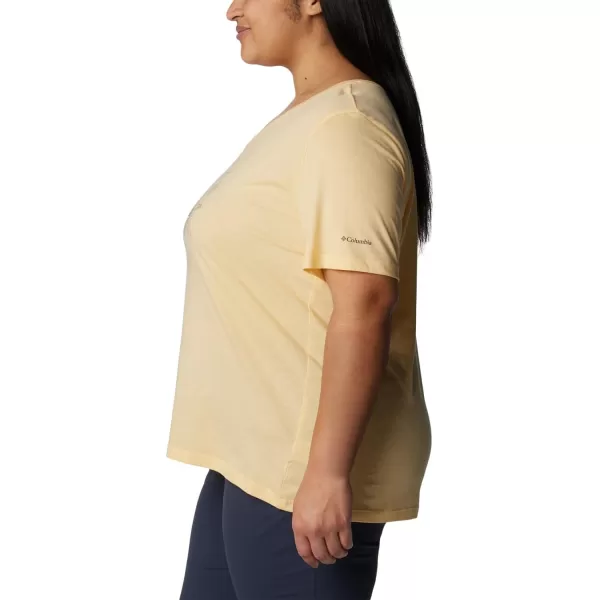 imageColumbia Womens Bluebird Day Relaxed V NeckSunkissed HeatherFlower Power
