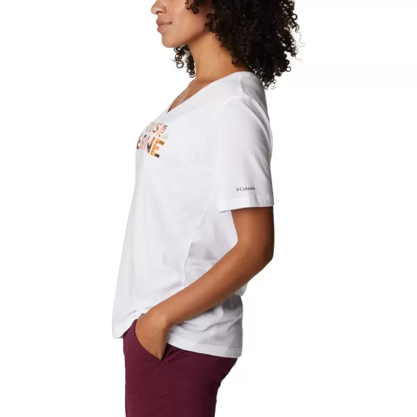 imageColumbia Womens Bluebird Day Relaxed V NeckWhiteBe Outdoors