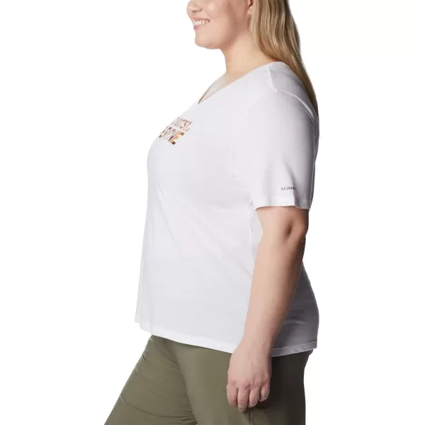 imageColumbia Womens Bluebird Day Relaxed V NeckWhiteBe Outdoors
