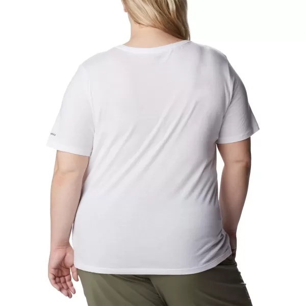 imageColumbia Womens Bluebird Day Relaxed V NeckWhiteBe Outdoors