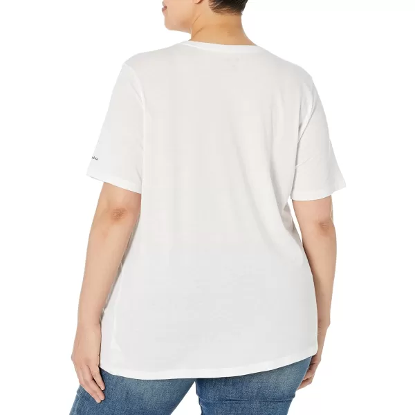 imageColumbia Womens Bluebird Day Relaxed V NeckWhiteLakeshore Flora