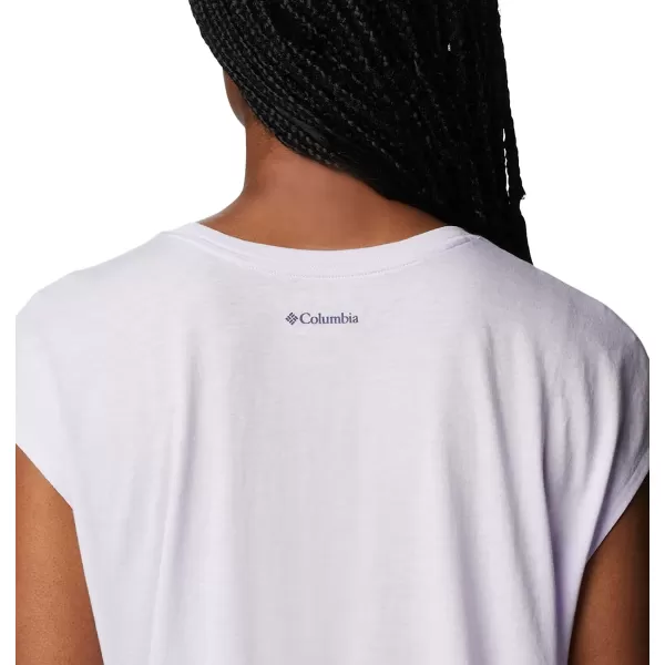 imageColumbia Womens Bluebird Days Modern Short Sleeve TeePurple Tint HeatherMeditation Isle Grx