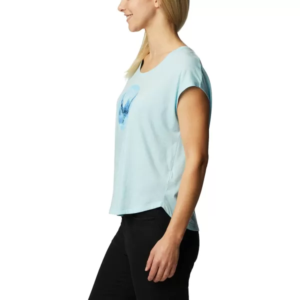 imageColumbia Womens Bluebird Days Modern Short Sleeve TeeSpring Blue HeatherMindful Meditation Grx