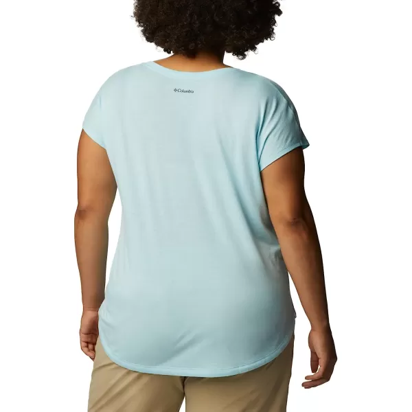 imageColumbia Womens Bluebird Days Modern Short Sleeve TeeSpring Blue HeatherMindful Meditation Grx