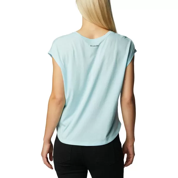 imageColumbia Womens Bluebird Days Modern Short Sleeve TeeSpring Blue HeatherMindful Meditation Grx