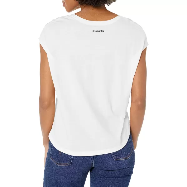 imageColumbia Womens Bluebird Days Modern Short Sleeve TeeWhiteMeditation Isle Graphic