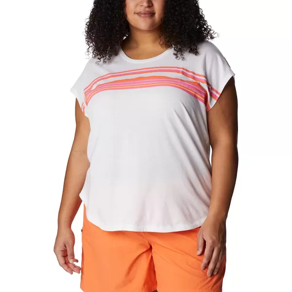 imageColumbia Womens Bluebird Days Modern Short Sleeve TeeWhitePeaceful Perspective Graphic