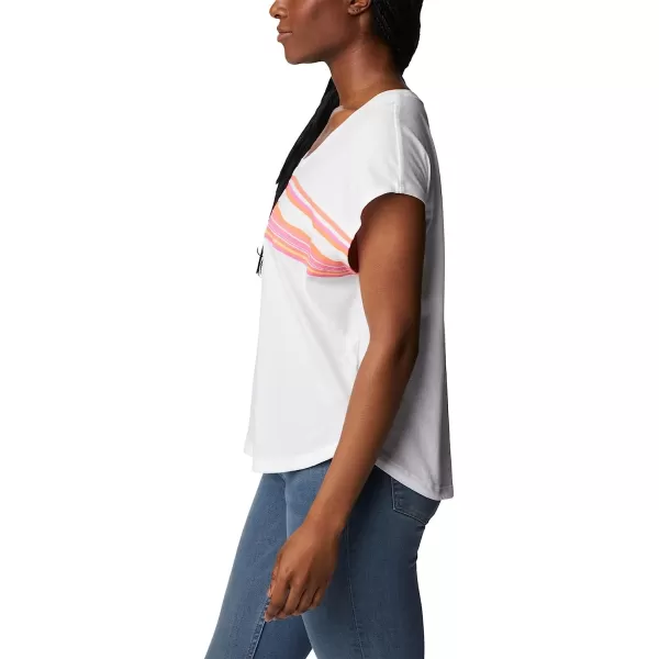 imageColumbia Womens Bluebird Days Modern Short Sleeve TeeWhitePeaceful Perspective Graphic