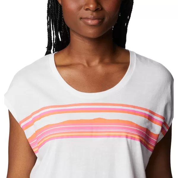 imageColumbia Womens Bluebird Days Modern Short Sleeve TeeWhitePeaceful Perspective Graphic