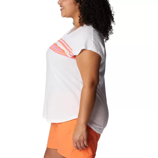 imageColumbia Womens Bluebird Days Modern Short Sleeve TeeWhitePeaceful Perspective Graphic