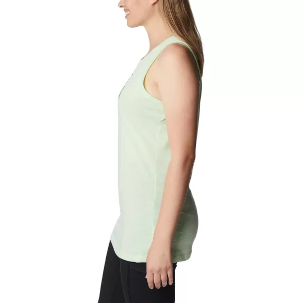 imageColumbia Womens Bluff Mesa Tank Top Lightweight Comfort StretchKey West HeatherJourney to Joy Graphic