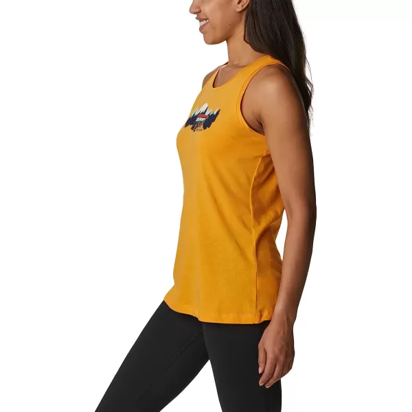 imageColumbia Womens Bluff Mesa Tank Top Lightweight Comfort StretchMango HeatherVan Life 3