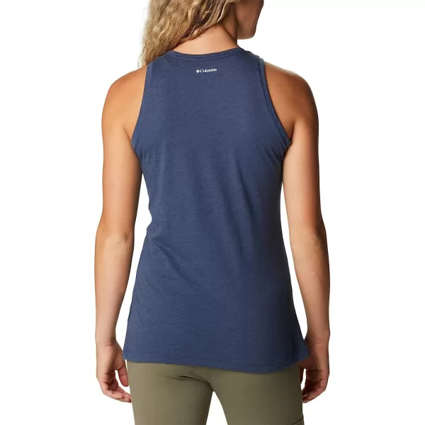 imageColumbia Womens Bluff Mesa Tank Top Lightweight Comfort StretchNocturnal HeatherBranded Lakeshore
