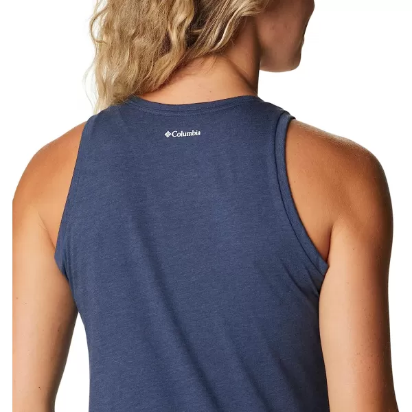 imageColumbia Womens Bluff Mesa Tank Top Lightweight Comfort StretchNocturnal HeatherBranded Lakeshore