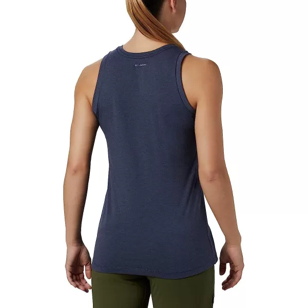 imageColumbia Womens Bluff Mesa Tank Top Lightweight Comfort StretchNocturnal HeatherWavy Way