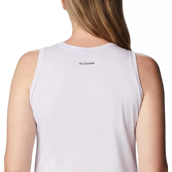 imageColumbia Womens Bluff Mesa Tank Top Lightweight Comfort StretchPurple Tint HeatherMeditation Isle Grx