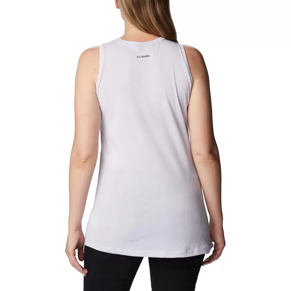 imageColumbia Womens Bluff Mesa Tank Top Lightweight Comfort StretchPurple Tint HeatherMeditation Isle Grx