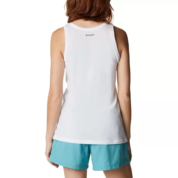 imageColumbia Womens Bluff Mesa Tank Top Lightweight Comfort StretchWhiteBranded Lakeshore
