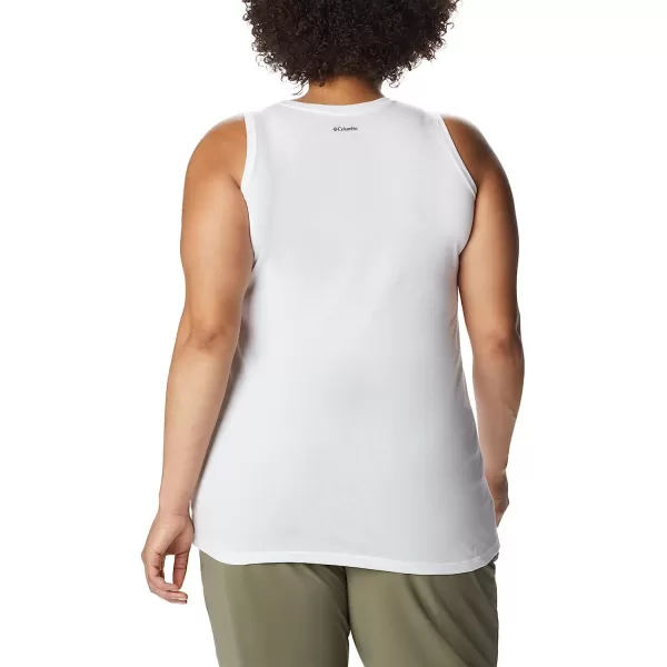 imageColumbia Womens Bluff Mesa Tank Top Lightweight Comfort StretchWhiteVan Life 3