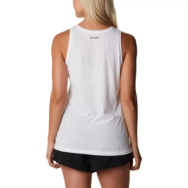 imageColumbia Womens Bluff Mesa Tank Top Lightweight Comfort StretchWhiteVan Life 3