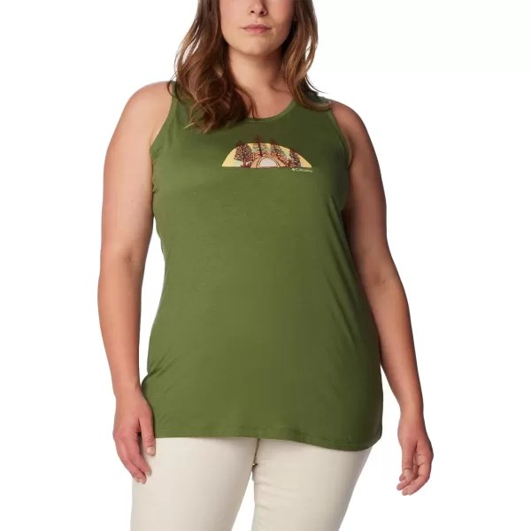 imageColumbia Womens Bluff Mesa TankCanteen HeatherHappier Outdoors