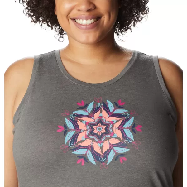 imageColumbia Womens Bluff Mesa TankCharcoal HeatherFloral Leafscape