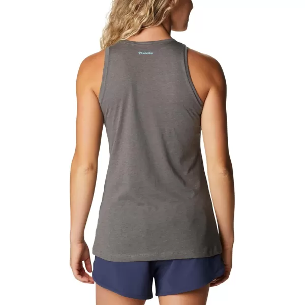 imageColumbia Womens Bluff Mesa TankCharcoal HeatherFloral Leafscape