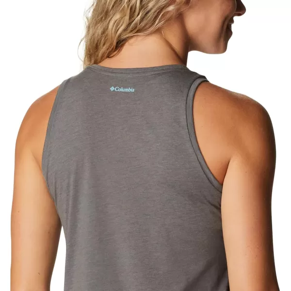 imageColumbia Womens Bluff Mesa TankCharcoal HeatherFloral Leafscape
