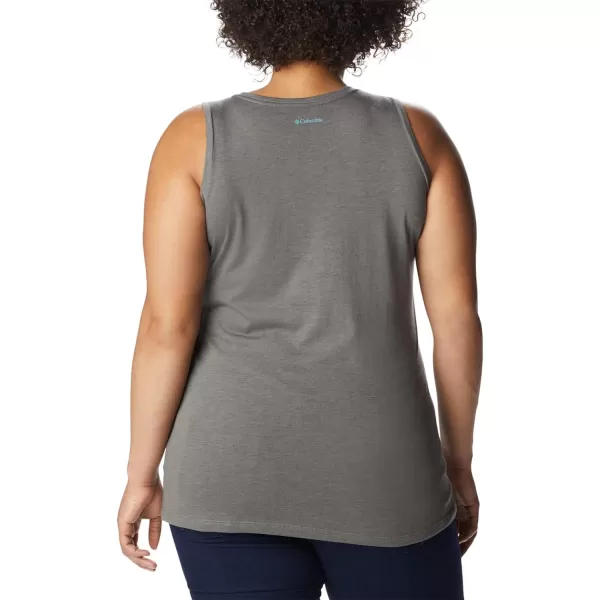 imageColumbia Womens Bluff Mesa TankCharcoal HeatherFloral Leafscape