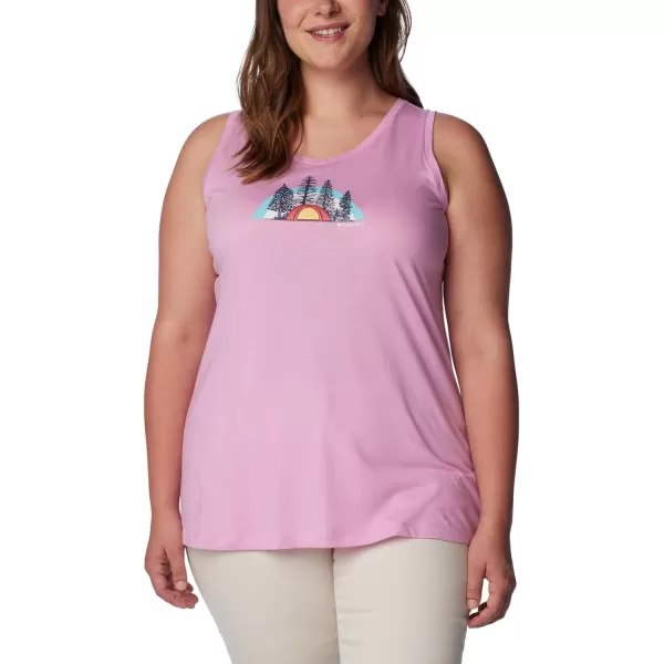 imageColumbia Womens Bluff Mesa TankCosmos HeatherHappier Outdoors