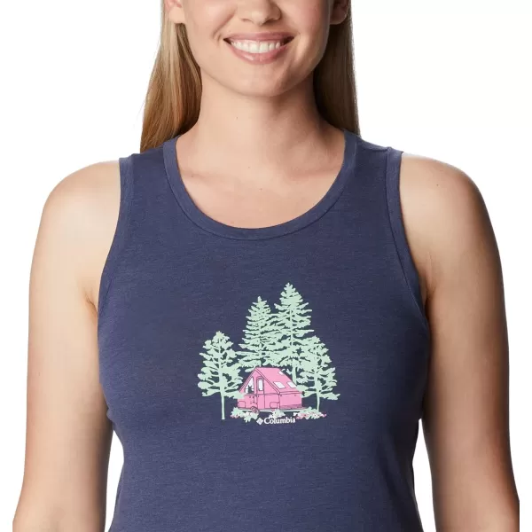 imageColumbia Womens Bluff Mesa TankNocturnal HeatherBest Site Graphic