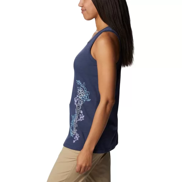 imageColumbia Womens Bluff Mesa TankNocturnal HeatherBlooming Lines Graphic