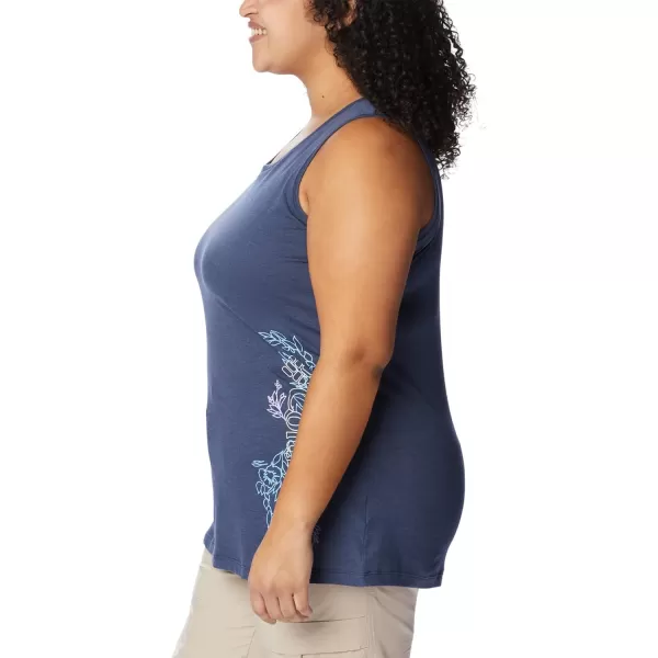 imageColumbia Womens Bluff Mesa TankNocturnal HeatherBlooming Lines Graphic