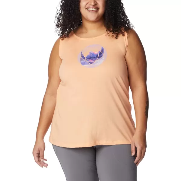 imageColumbia Womens Bluff Mesa TankPeach HeatherMindful Meditation Graphic