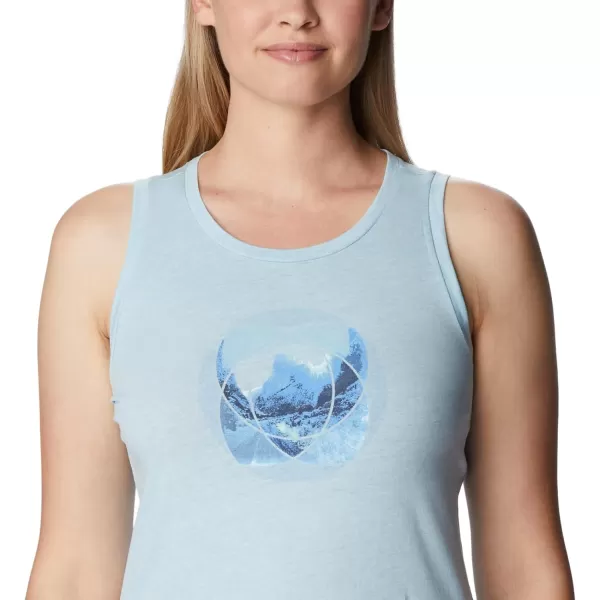 imageColumbia Womens Bluff Mesa TankSpring Blue HeatherMindful Meditation Grx