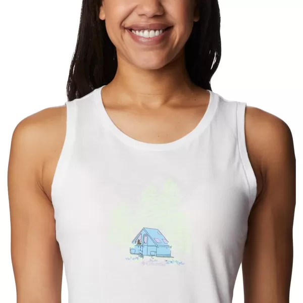 imageColumbia Womens Bluff Mesa TankWhiteBest Site Graphic
