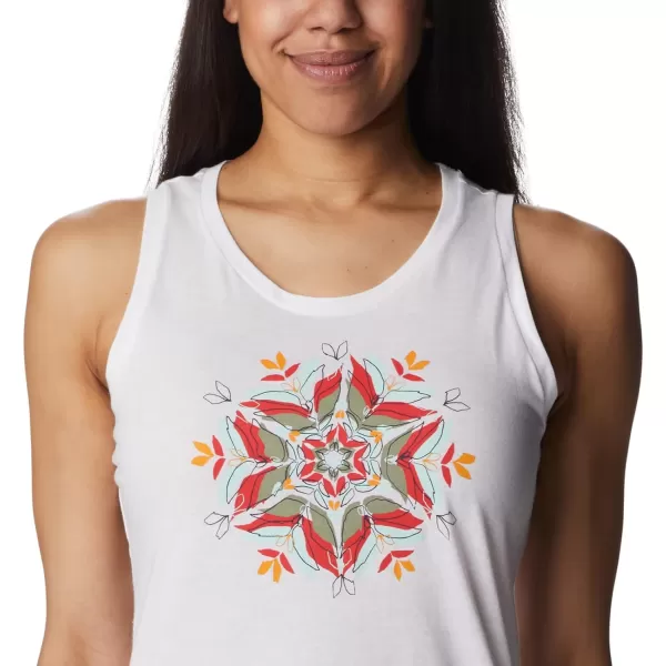 imageColumbia Womens Bluff Mesa TankWhiteFloral Landscape