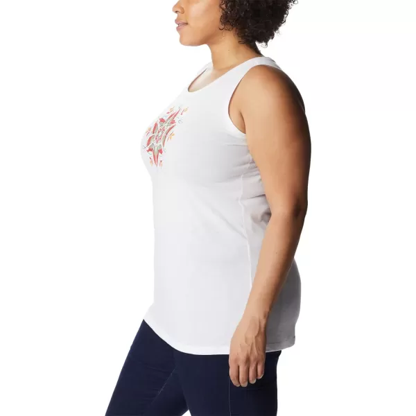imageColumbia Womens Bluff Mesa TankWhiteFloral Landscape