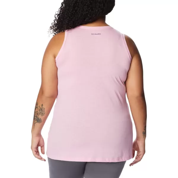 imageColumbia Womens Bluff Mesa TankWild Rose HeatherBlooming Lines Graphic