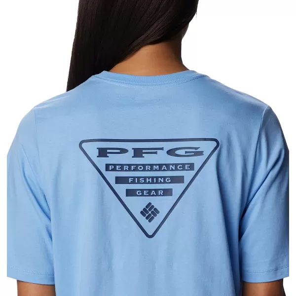 imageColumbia Womens Bramley Bay Relaxed TeeAgate BluePfg Triangle Graphic
