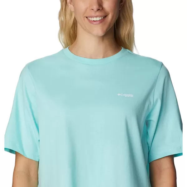 imageColumbia Womens Bramley Bay Relaxed TeeGulf StreamAura Aurora Fish