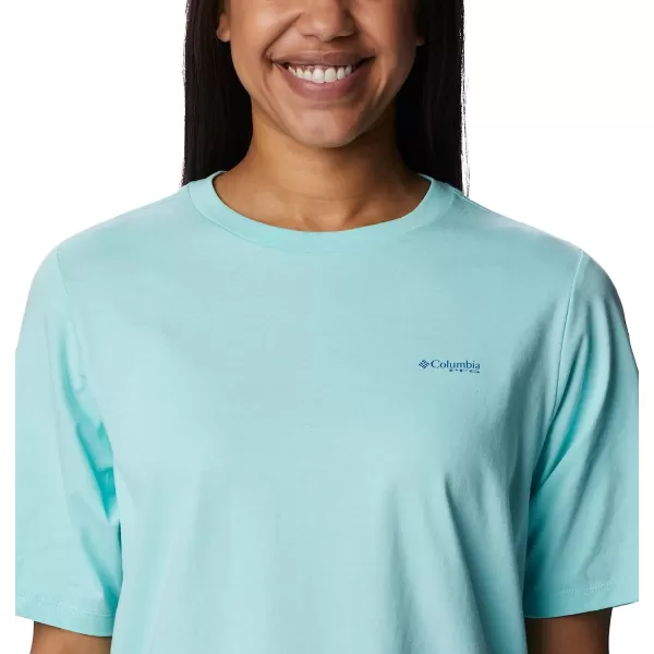 imageColumbia Womens Bramley Bay Relaxed TeeGulf StreamFish Friends Flag Graphic
